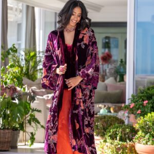 Cleo Velvet Kimono